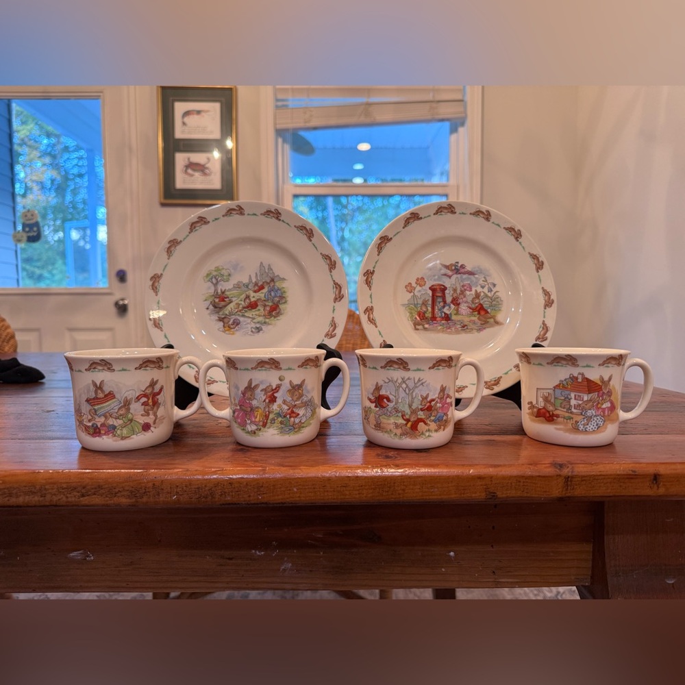 RARE: Vintage Royal Doulton Bunnykins Set